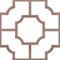 Ekena Millwork 33W x 33H x 14T Small Bradley Decorative Fretwork Wood Ceiling Panels, Walnut CELW33X33X0250BRDWA - alternate 2